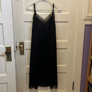 True vintage black slip. From 50s or 60s. Excellent vintage condition.